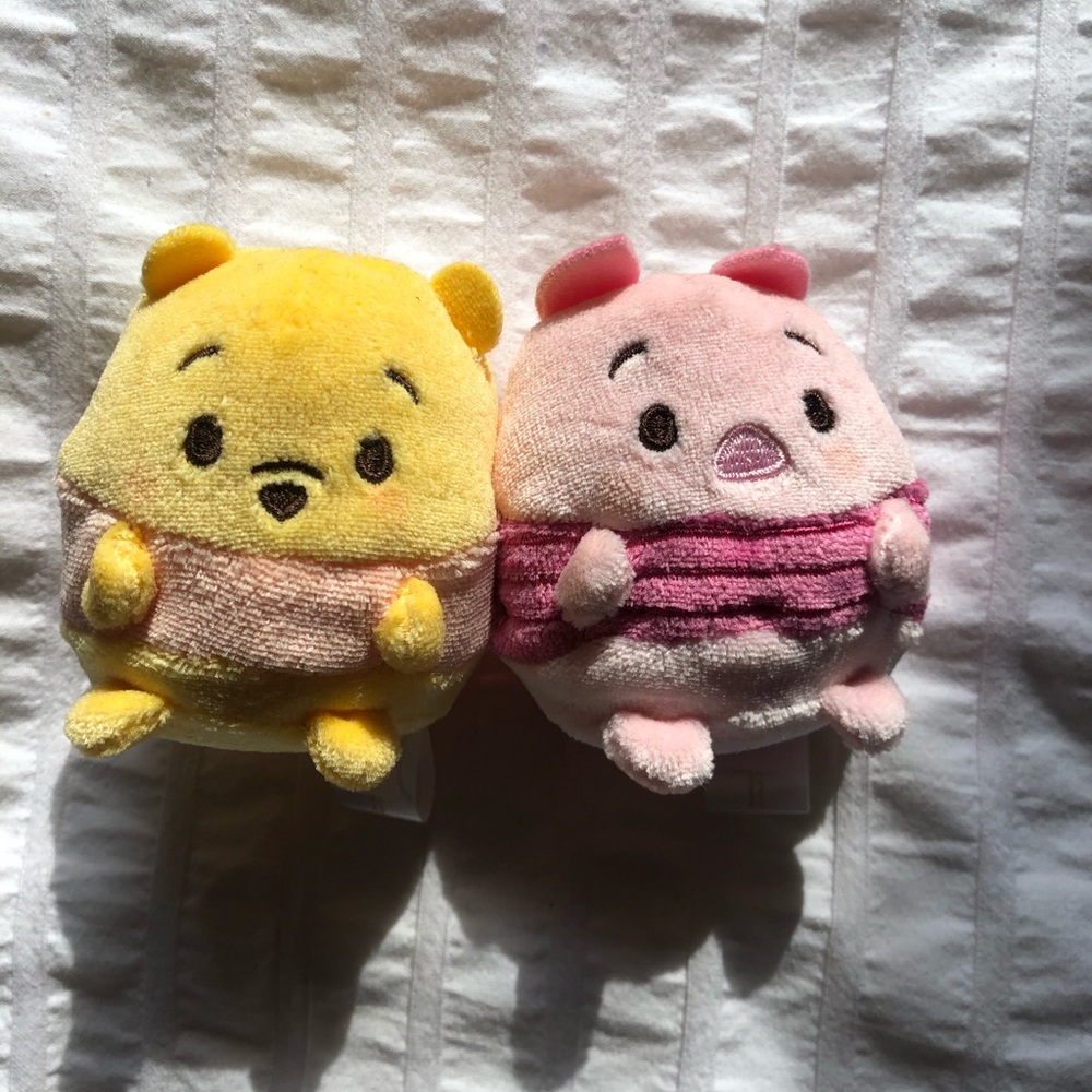 🖤 🆕 NWOT DISNEY UFLUFFY pooh&piglet